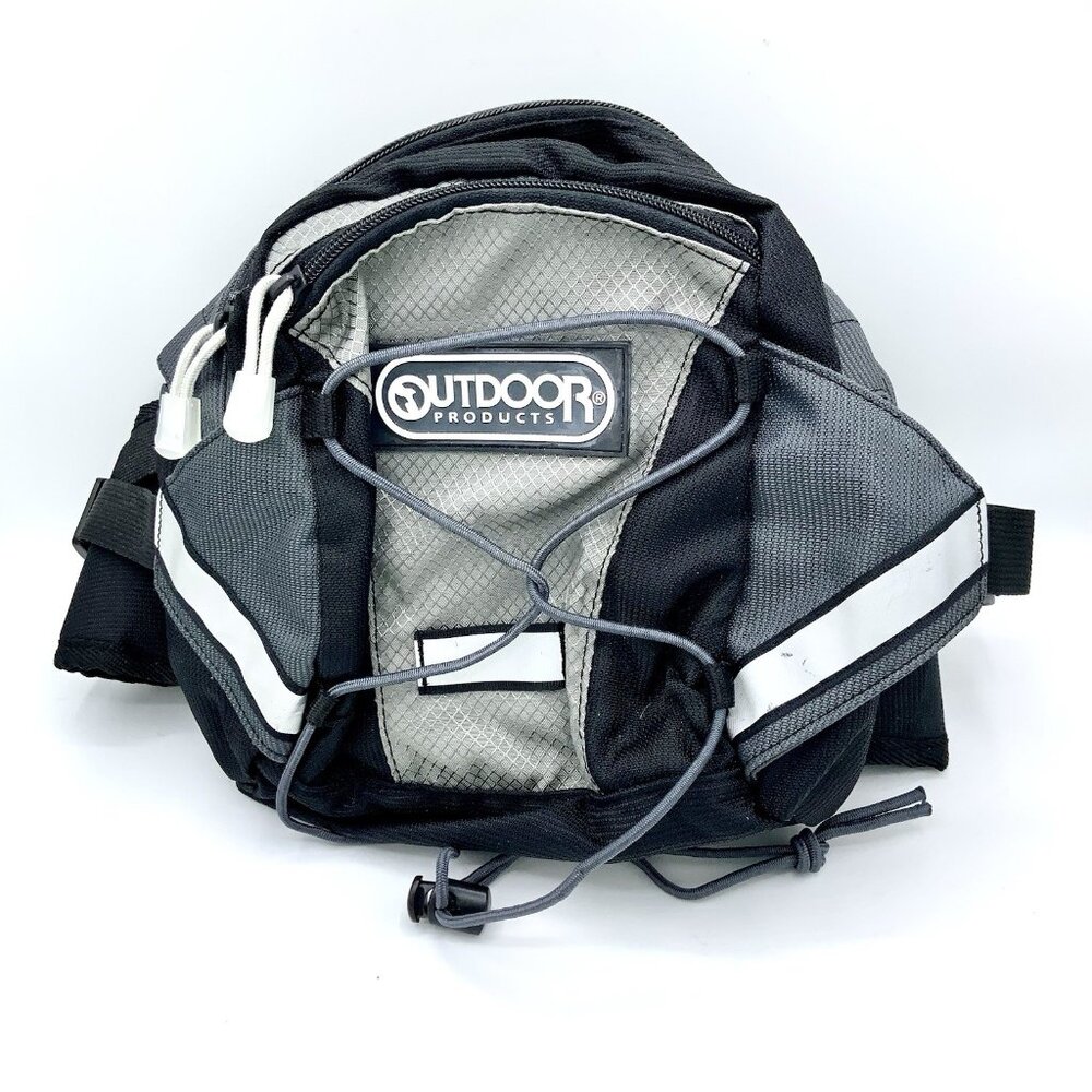 OUTDOOR PRODUCTS Hip Waist Fanny Pack Bag Water Hydration Hiking Gray